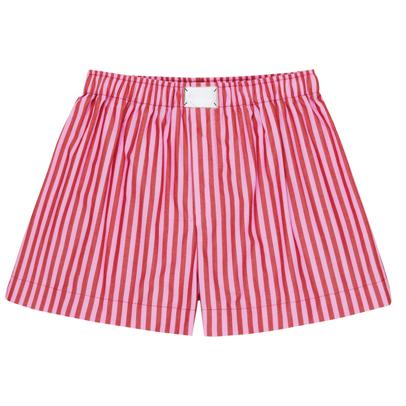 Naiste Y2K ruuduline pidžaama lühikesed püksid, triibuline elastne vöökoht lahtised mugavad unepüksid suvised vabaaja Pj-püksid koduriided