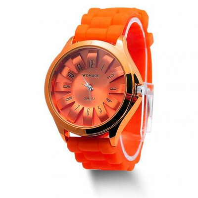 Vabaaja silikoonkell tarretistrihm lilleline sihverplaat Spordistiilis käekell Meestele Naiste Kvartsist randmekell Naiste Kleit Kellad Kingitus Luksuslik