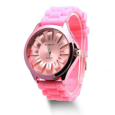 Vabaaja silikoonkell tarretistrihm lilleline sihverplaat Spordistiilis käekell Meestele Naiste Kvartsist randmekell Naiste Kleit Kellad Kingitus Luksuslik