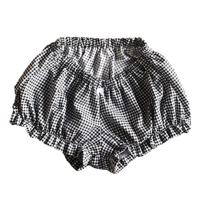 Y2K rūtaini pidžamas šorti elastīga josla, volānveida apdare atpūtas šorti Kawaii Aesthetic Cottage pidžamas apakšā Bikses mājas apģērbs pludmales apģērbs