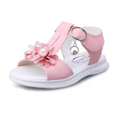 Ljetne dječje sandale Cipele Djevojčice Leptir mašna Kristalni zec Princeza Dječja zabava Moda Plaža Hook & Loop Ravna mala beba