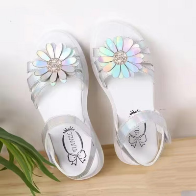 Ljetne dječje sandale Cipele Djevojčice Leptir mašna Kristalni zec Princeza Dječja zabava Moda Plaža Hook & Loop Ravna mala beba