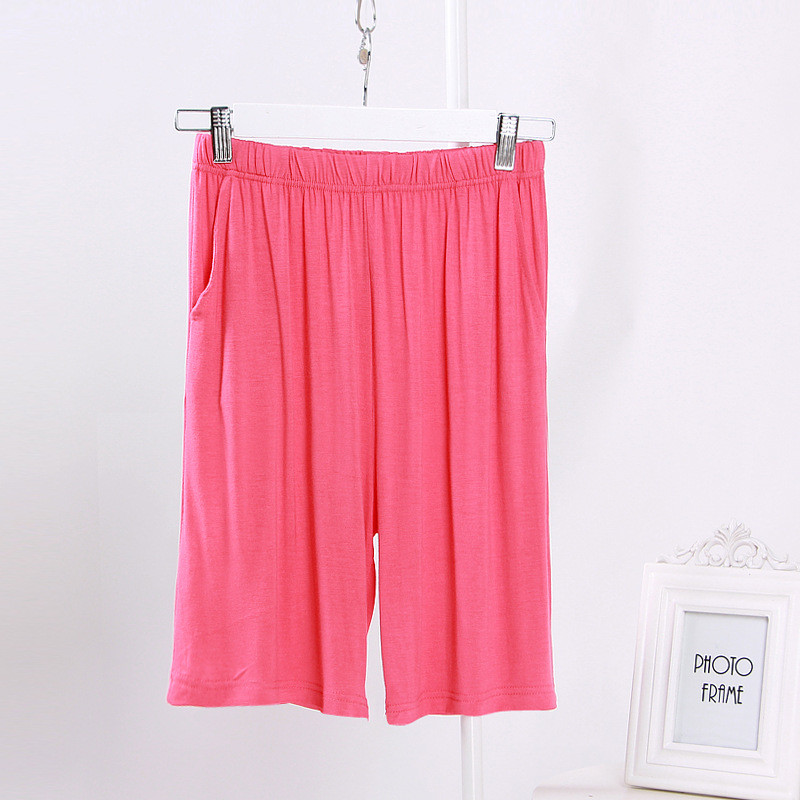 Suures suuruses pidžaamad, uued suvised naiste lühikesed püksid magamisriided, ühevärvilised, moodsad magamisriided koduriided lahtised elastsed vöökohad puhkeriided