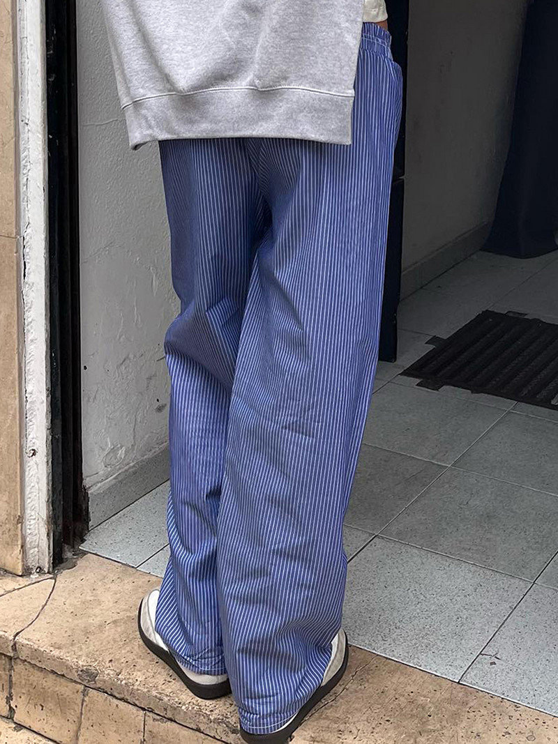 Kockás pizsama nadrág Női alvó hálóruha koreai stílusú nyári alsó Rugalmas derék szoba Társalgó Alvóruha Új otthoni ruha