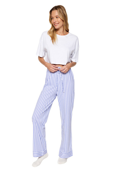 Trendyol Sieviešu Gestreift Normal Waist Pidžamas apakšas