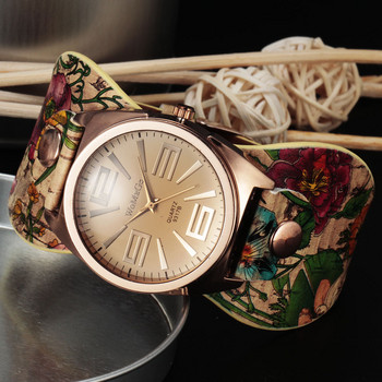 Womage Μόδα Μεγάλα Ρολόγια Γυναικεία Ρολόγια Βοημικού Στιλ Γυναικεία ρολόγια Δερμάτινο λουρί Quartz Ρολόγια Γυναικεία ρολόγια dames horloge hodinky
