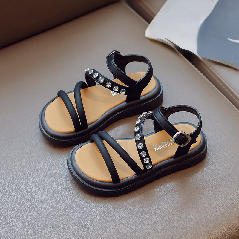 Moderne, udobne, ležerne, elegantne, ležerne i elegantne sandale s otvorenim prstima i kopčom otporne na habanje, ljetni novi stil 2024.