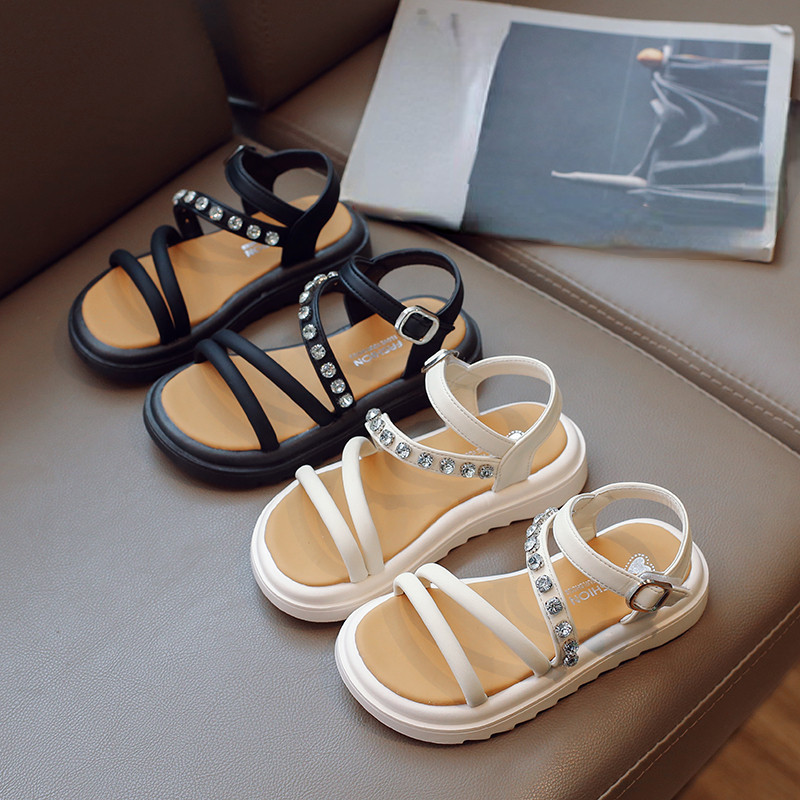 Moderne, udobne, ležerne, elegantne, ležerne i elegantne sandale s otvorenim prstima i kopčom otporne na habanje, ljetni novi stil 2024.