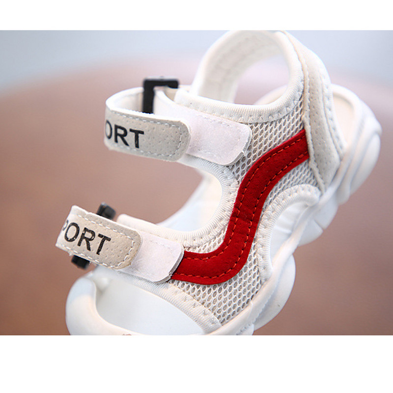 Zēnu sandales bērniem Vasaras sporta apavi mazuļiem Tīkla elpojošas zēnu kedas Bērnu pludmales sandales 0-3 gadiem Sandalia Infantil