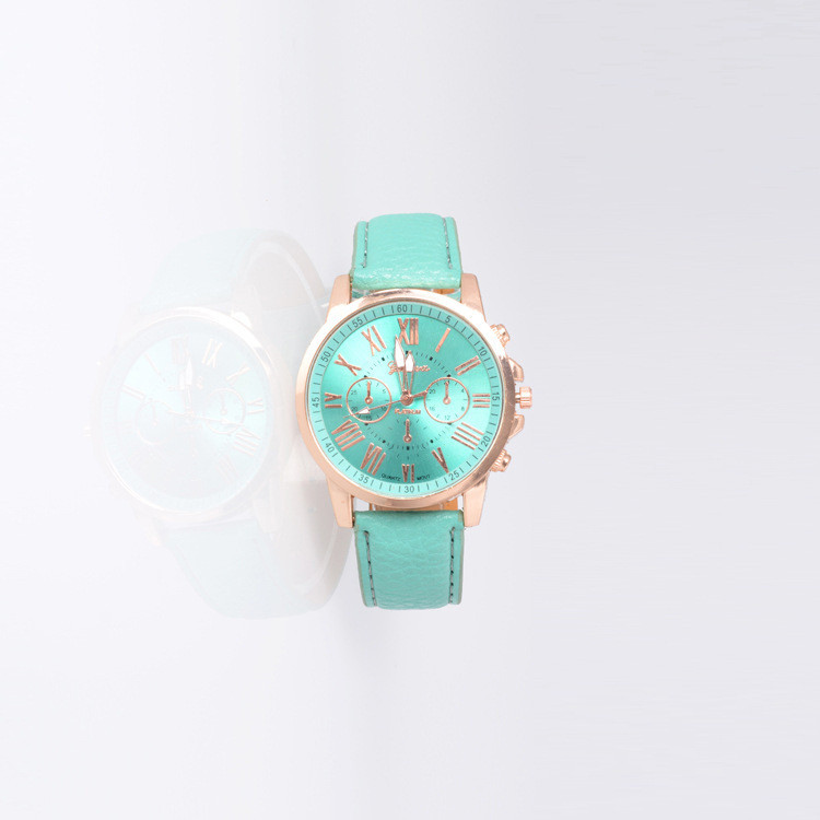 Divatos női kvarc óra narancssárga bőrszíjas luxus digitális római mérleg ötvözött számlapos órák női ajándék páros órák H07