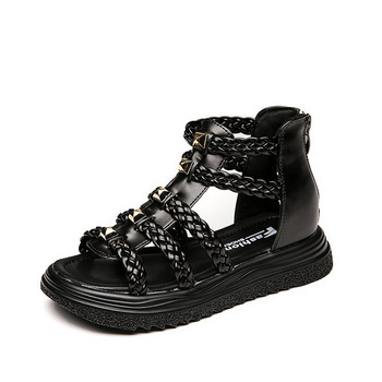 2023 Лято Нова мода за момичета Римски плажни сандали Обувки за принцеса Детски сандали Момичета Универсални сандали Обувки с отворени пръсти