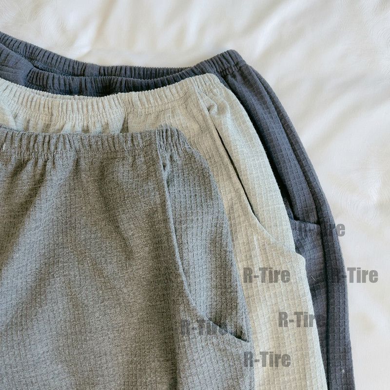 Vasaras jaunas kokvilnas rūtainas pidžamas bikses sievietēm Mājas iekārtojuma šorti Kokvilnas pidžamas guļamvietas apakšpuse Liela izmēra M-5XL