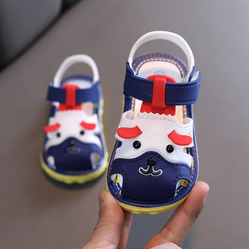 босоножки Baby Shoe Kid Sandals 2023 Summer New Baby First Walkers Anti Slip Boy Girl Sandals Дишащи ежедневни обувки Kid Shoes