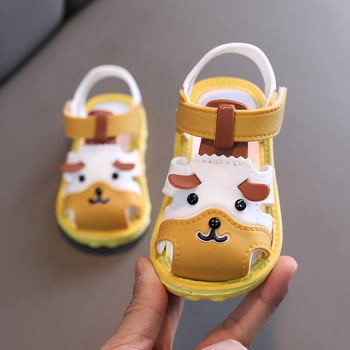 босоножки Baby Shoe Kid Sandals 2023 Summer New Baby First Walkers Anti Slip Boy Girl Sandals Дишащи ежедневни обувки Kid Shoes