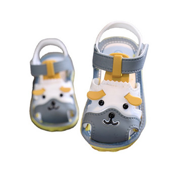 босоножки Baby Shoe Kid Sandals 2023 Summer New Baby First Walkers Anti Slip Boy Girl Sandals Дишащи ежедневни обувки Kid Shoes