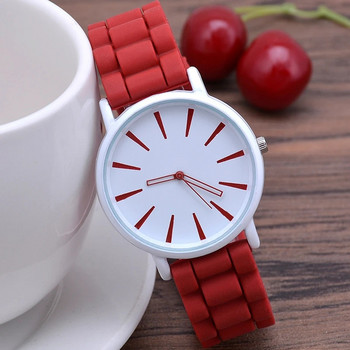 Γυναικεία ρολόγια Εξαιρετικά λεπτό γυναικείο βραχιόλι σιλικόνης, κορεατική έκδοση, γυναικεία φοιτητική μόδα, ρολόι χειρός από χαλαζία UTHAI CE76