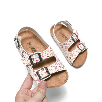 Детски нов стил Коркова подметка Противоплъзгащи се Ежедневни детски обувки Размер Детски чехли Момичета Момчета Сандали Ново лято 2021 г.