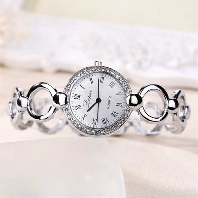 Rózsa arany luxus női ruha karórák lányok kvarc óra karkötő óra női divat kristály karóra női karóra