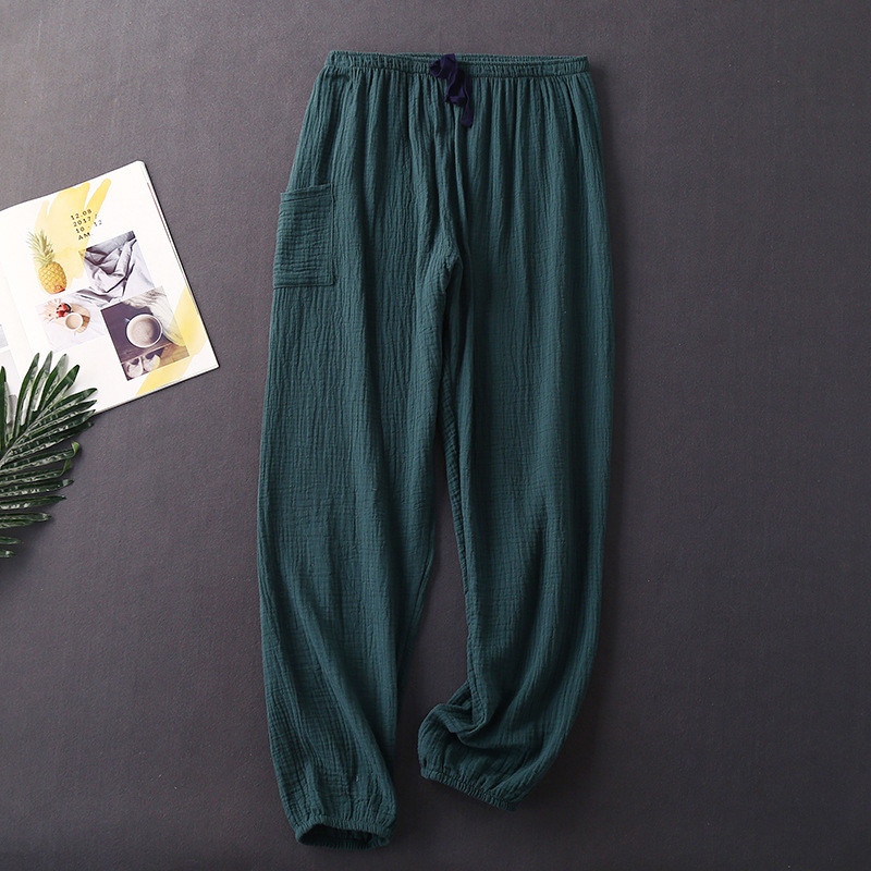 Cotton Crepe 100% jaunas pidžamas bikses sievietēm ikdienas pavasara rudens mājas valkāšanas bikses liela izmēra nakts sieviešu pidžamas bikses