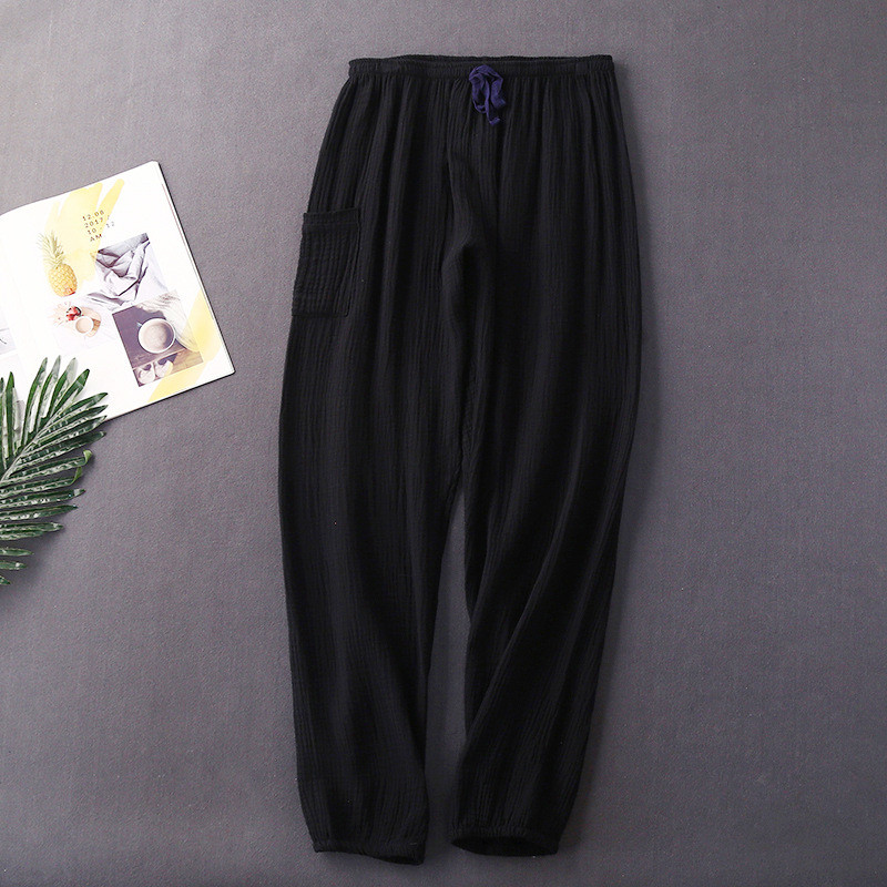 Cotton Crepe 100% jaunas pidžamas bikses sievietēm ikdienas pavasara rudens mājas valkāšanas bikses liela izmēra nakts sieviešu pidžamas bikses