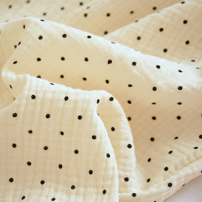 2023. gada jauns 100% kokvilnas marles guļambikses Sieviešu kokvilnas garās pidžamas bikses Sieviešu atpūtas apģērbs ar punktveida druku rudens ziemas brīvas bikses