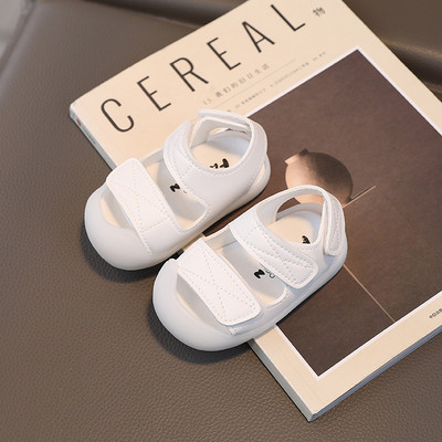 Bērnu sandales Vasaras jauni zēnu pludmales apavi uzgali, mīksta zole, pretslīdes meiteņu apavi mazuļiem