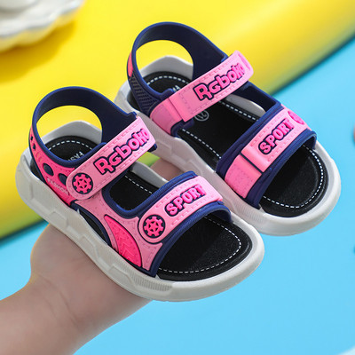 Sandale de vară pentru bebeluși Sandale pentru bebeluși de modă pentru băieți Talpă moale anti-alunecare Băieți pentru fete Sandale pentru copii mici pentru plajă 2-10 ani