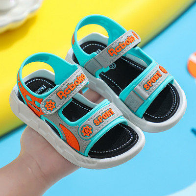 Sandale de vară pentru bebeluși Sandale pentru bebeluși de modă pentru băieți Talpă moale anti-alunecare Băieți pentru fete Sandale pentru copii mici pentru plajă 2-10 ani