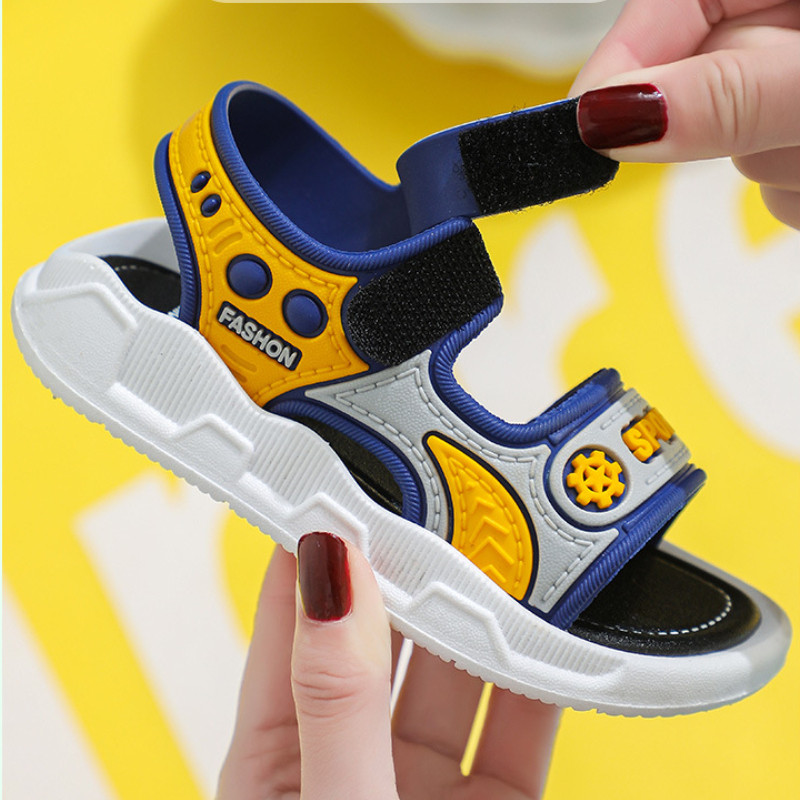 Sandale de vară pentru bebeluși Sandale pentru bebeluși de modă pentru băieți Talpă moale anti-alunecare Băieți pentru fete Sandale pentru copii mici pentru plajă 2-10 ani