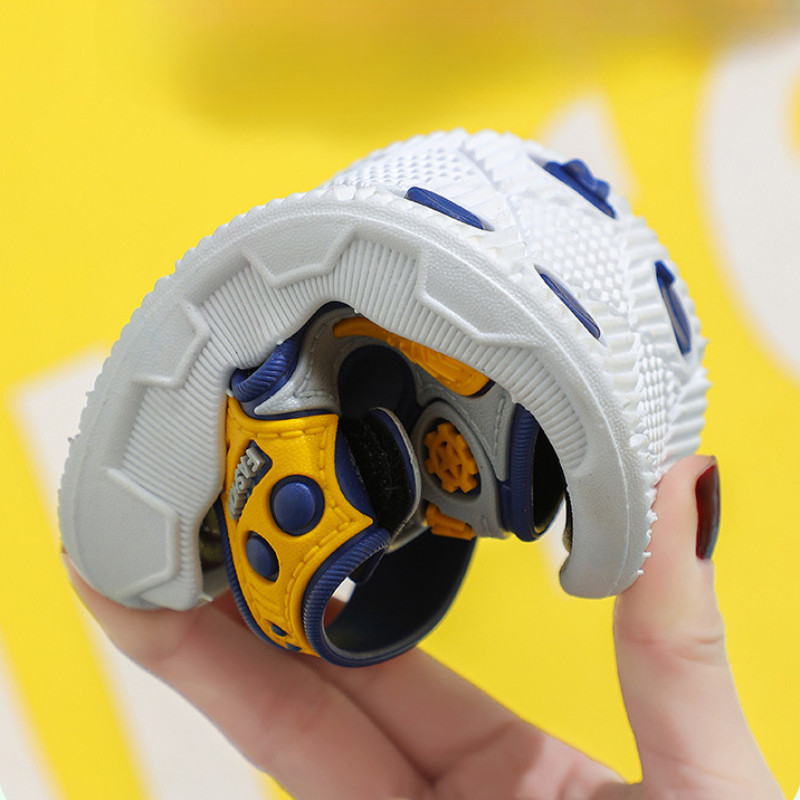 Sandale de vară pentru bebeluși Sandale pentru bebeluși de modă pentru băieți Talpă moale anti-alunecare Băieți pentru fete Sandale pentru copii mici pentru plajă 2-10 ani