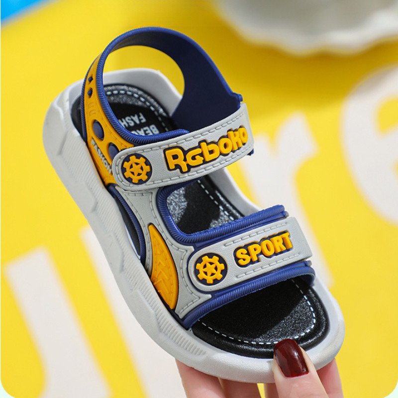 Sandale de vară pentru bebeluși Sandale pentru bebeluși de modă pentru băieți Talpă moale anti-alunecare Băieți pentru fete Sandale pentru copii mici pentru plajă 2-10 ani