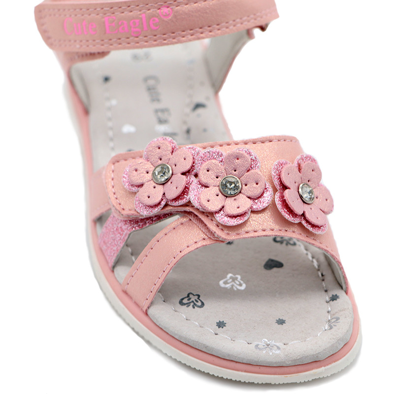 Meiteņu Sandales Zīmols Sandales Bērnu Vasaras Izgriezumi Gumijas Āda Skolas Sporta Apavi Elpojošs Atvērts Toe Ikdienas Sandales Meitenēm Jauns