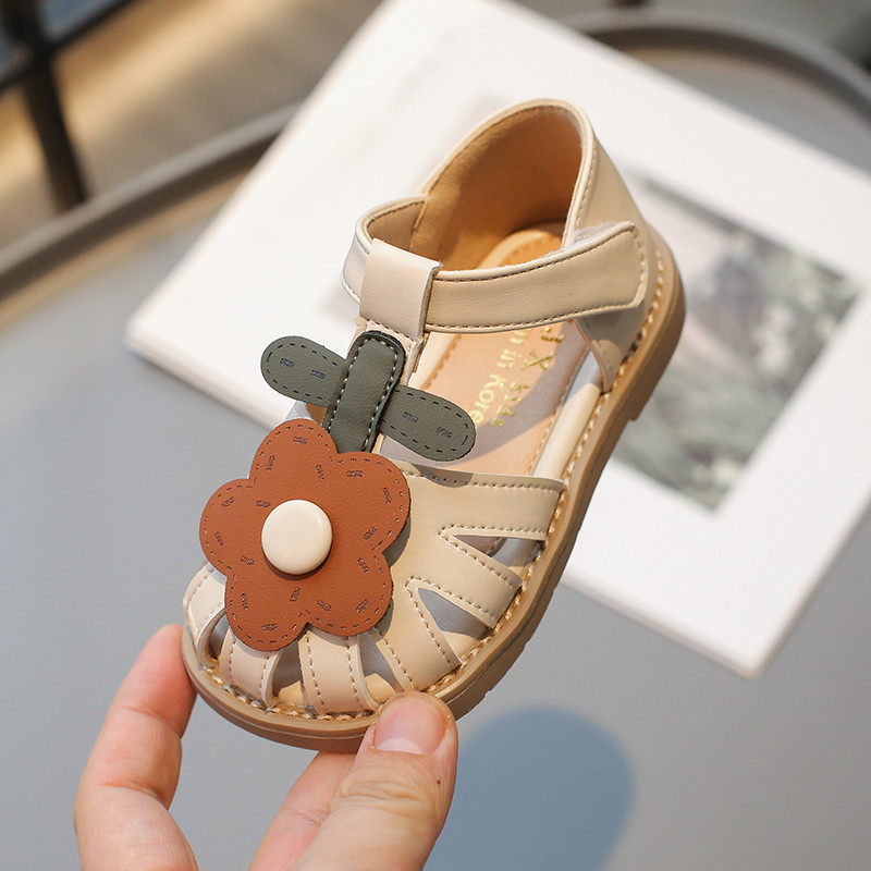 Modes Bērnu sandales Bēšs Pārvalks Purngals Mīksts Zēniem un Meitenēm Pludmales Apavi Vidējiem un Lieliem Bērnu Simt Bērnu Sandales