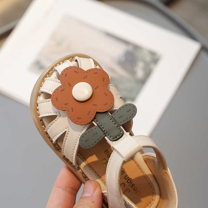 Modes Bērnu sandales Bēšs Pārvalks Purngals Mīksts Zēniem un Meitenēm Pludmales Apavi Vidējiem un Lieliem Bērnu Simt Bērnu Sandales