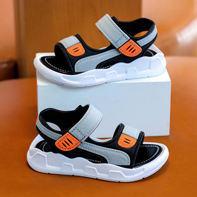 ljetne dječje Baotou nove sandale korejska verzija neklizajućeg mekog dna male srednje i velike cipele za plažu za dječake sandalije za bebe