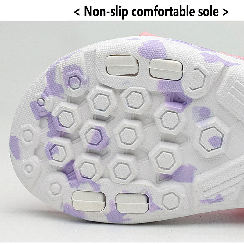 Vanmie 2024 vasaras pludmales sandales meitenēm ikdienišķas pludmales sandales bērniem, vieglas, neslīdošas, mīkstas, ērtas sandales ar atvērtiem purngaliem