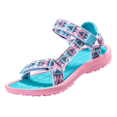 Jaunas vasaras meiteņu sandales, elpojošas bērnu apavi āra, neslīdošas, atvērtas pludmales sandales