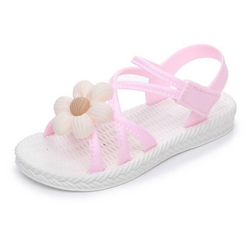 Сандали за момичета за деца Нови плажни обувки с цветя Детски обувки за момичета Прохождащо момиче Обувки за майка и дете Дамски сандали Летни обувки