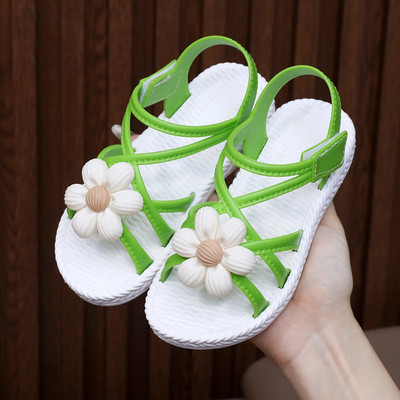 Lányszandál gyerekeknek Új Virágos Strandcipő Gyerekcipők Lányoknak Tipegő Lány Cipők Anya Gyerekcipők Női Szandálok Nyári Cipők