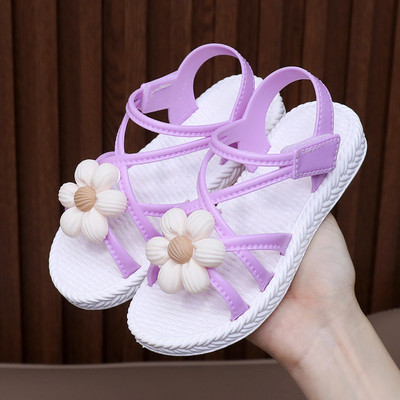Lányszandál gyerekeknek Új Virágos Strandcipő Gyerekcipők Lányoknak Tipegő Lány Cipők Anya Gyerekcipők Női Szandálok Nyári Cipők