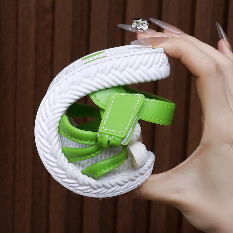 Lányszandál gyerekeknek Új Virágos Strandcipő Gyerekcipők Lányoknak Tipegő Lány Cipők Anya Gyerekcipők Női Szandálok Nyári Cipők