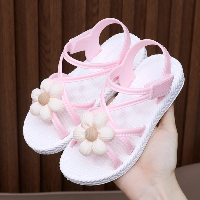 Lányszandál gyerekeknek Új Virágos Strandcipő Gyerekcipők Lányoknak Tipegő Lány Cipők Anya Gyerekcipők Női Szandálok Nyári Cipők