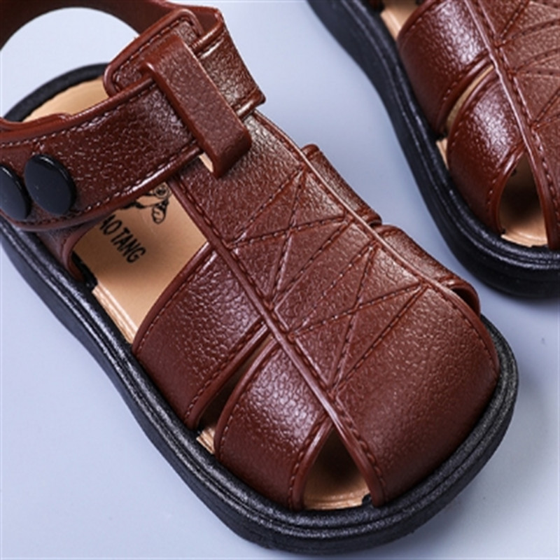 Sandales Vasaras apavi zēniem 1–4 gadus veciem zīdaiņiem Sandales bērniem Neslīdošas sandales Zīdaiņu un mazuļu pastaigu apavi C vairumtirdzniecība
