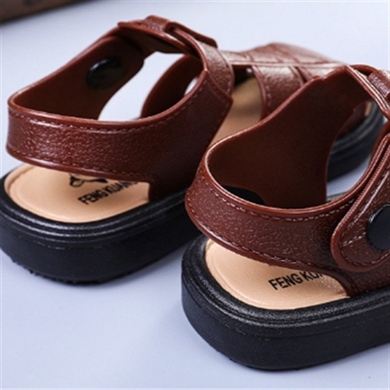 Sandales Vasaras apavi zēniem 1–4 gadus veciem zīdaiņiem Sandales bērniem Neslīdošas sandales Zīdaiņu un mazuļu pastaigu apavi C vairumtirdzniecība