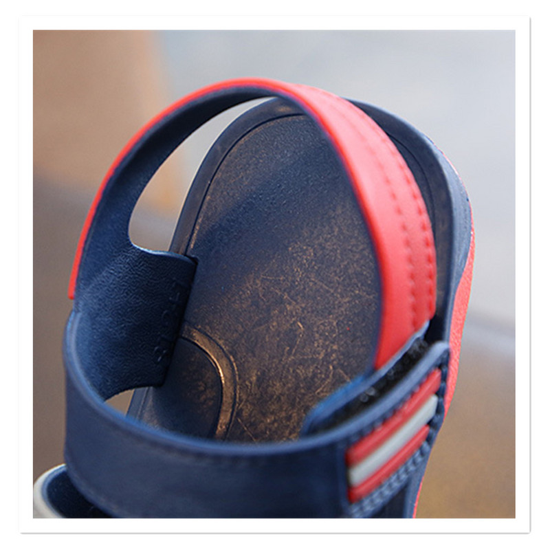 Zēnu un bērnu sandales un apavi 2023. gada jaunajai vasaras bērnu korejiešu versijai, zīdaiņu bērnu pludmales apavi un bērnu apavi