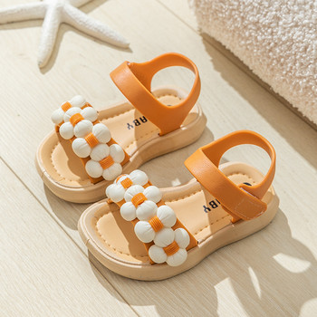 Детски сандали Плажни обувки за момичета Неплъзгащо се меко дъно Дишащи бебешки сандали Ученически обувки Леки детски спортни обувки