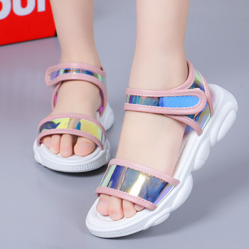 Нови летни детски сандали за момичета Нехлъзгащи се детски обувки с мека подметка Детски плажни сандали за момиче