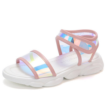 Нови летни детски сандали за момичета Нехлъзгащи се детски обувки с мека подметка Детски плажни сандали за момиче