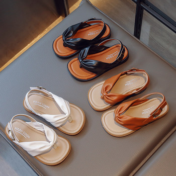 Бебешки сандали за момичета 2023 г. Нови прости джапанки Уникален японски стил Детски ежедневни обувки Универсални плажни обувки за момчета Детска мода
