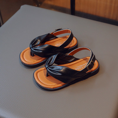 Meiteņu sandales 2023. g. Jaunas, vienkāršas flip-flops unikāls japāņu stila bērnu ikdienas apavi Daudzpusīgi zēnu pludmales apavi, bērnu modes